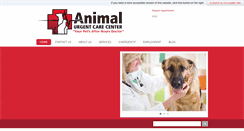 Desktop Screenshot of animalurgentcarecenter.net